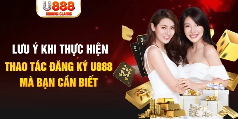 Lưu ý khi thực hiện thao tác đăng ký U888 mà bạn cần biết Lưu ý khi thực hiện thao tác đăng ký U888 mà bạn cần biết